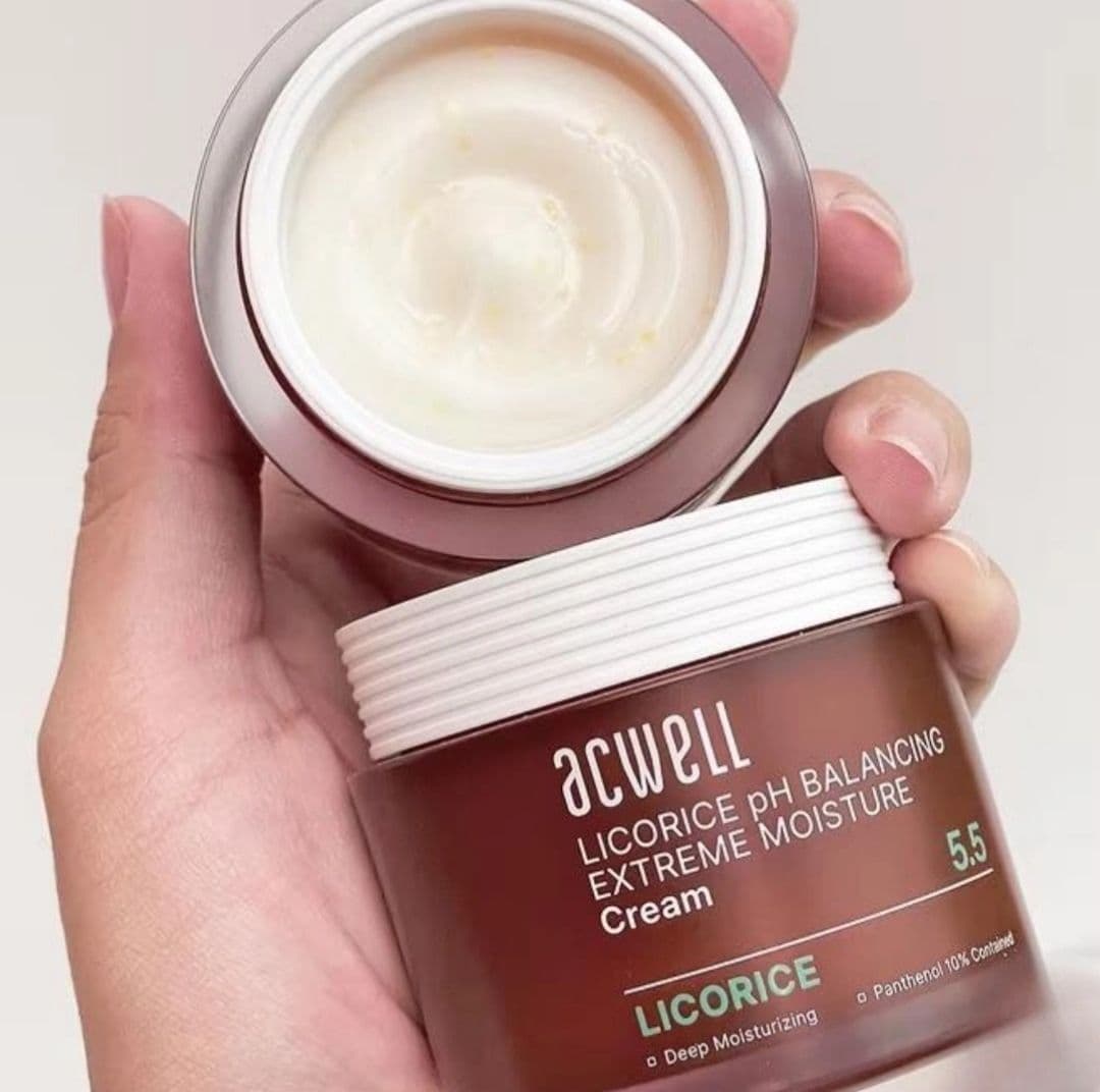 Зволожуючий та зміцнюючий крем для обличчя Acwell Licorice pH Balancing Extreme Moisture Cream 3