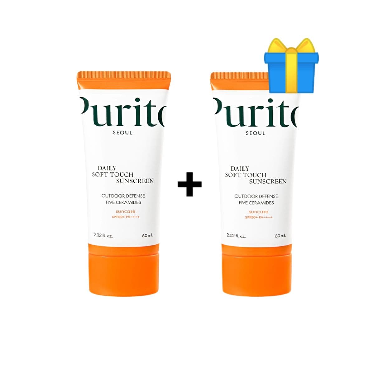 Акція 1+1! Другий крем у 🎁 Сонцезахисний крем Purito Seoul Daily Soft Touch Sunscreen