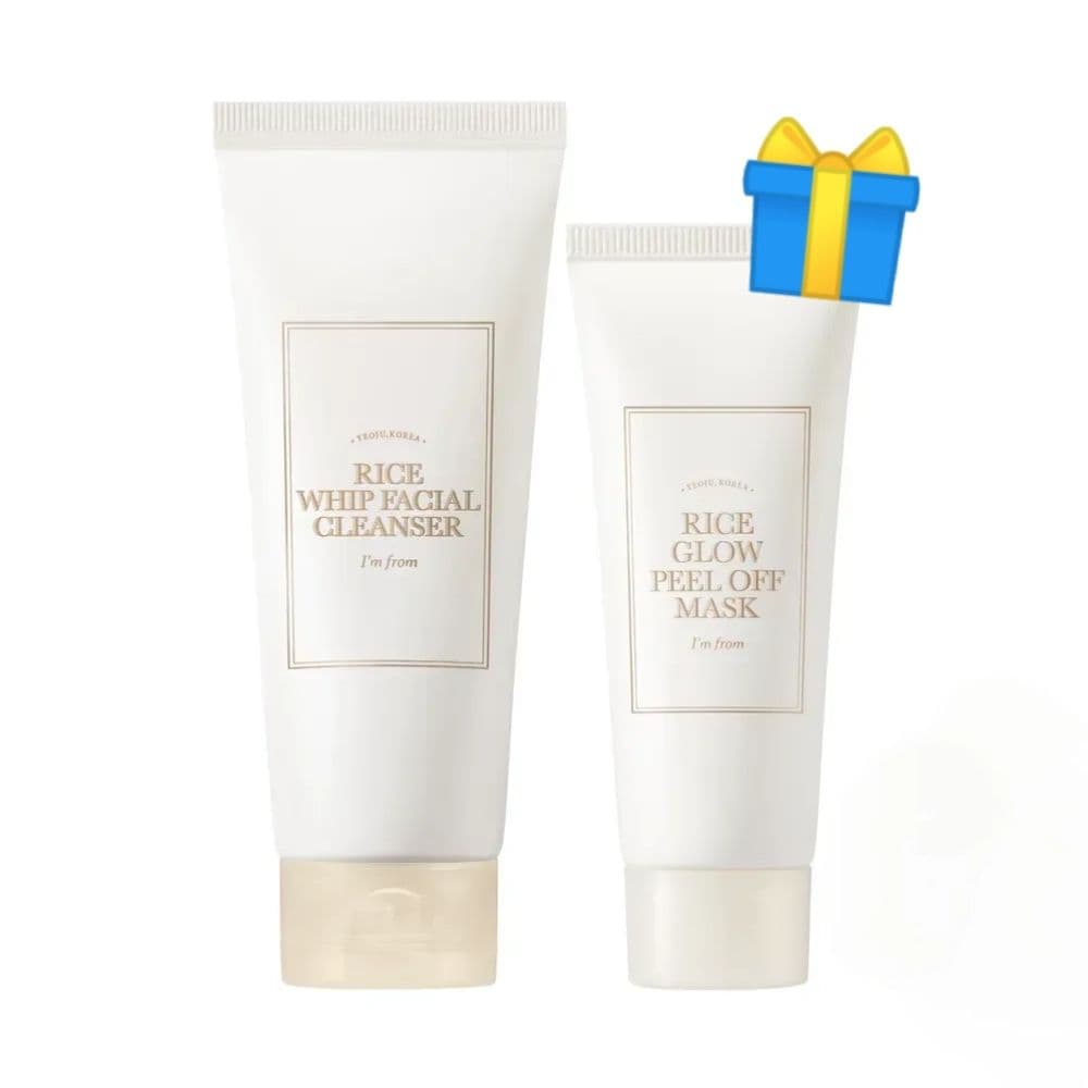 Маска у🎁!Очищуючий засіб для обличчя I'M FROM Rice Whip Facial Cleanser