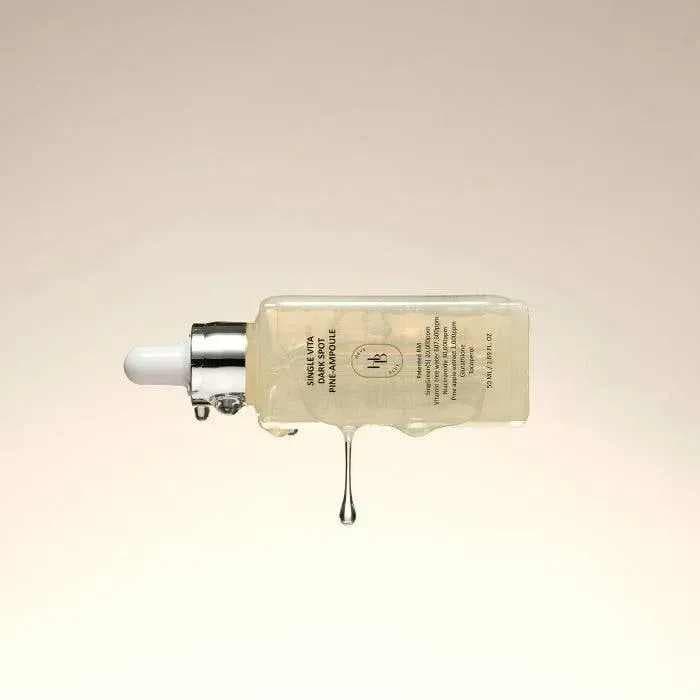 Освітлювальна сироватка для сяйва шкіри HEVEBLUE Single Vita Dark Spot Pine Ampoule 2
