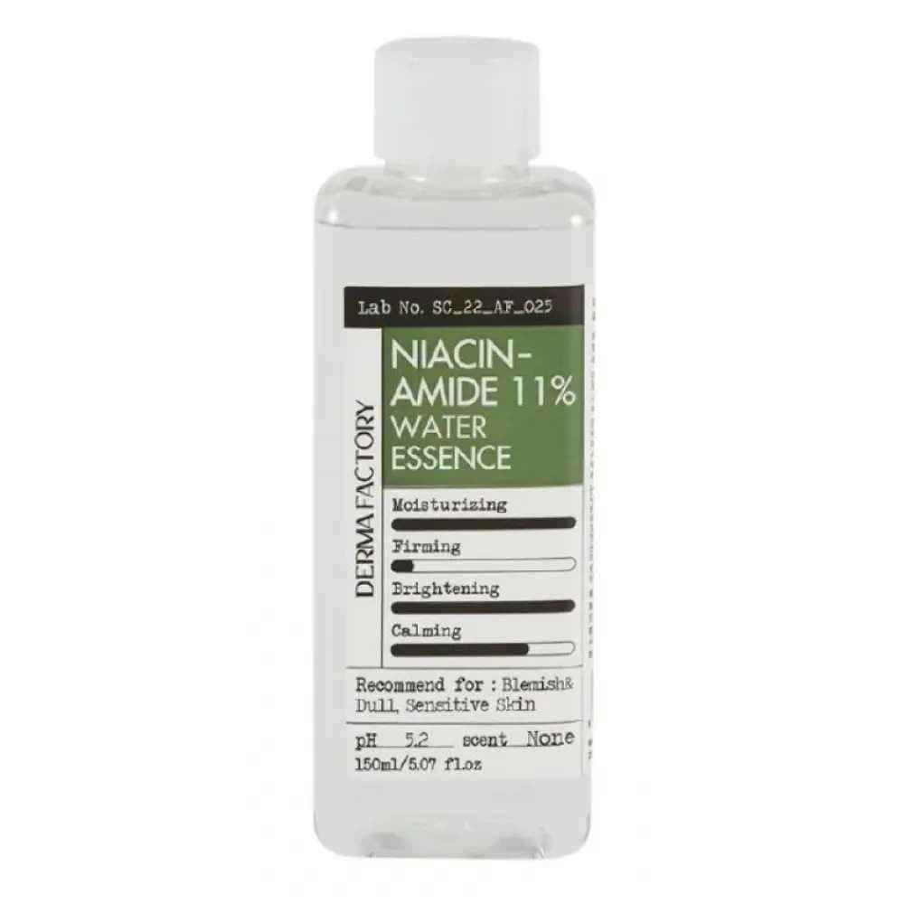 Освітлюючий тонер-есенція з ніацинамідом 11% DERMA FACTORY Niacinamide 11% Water Essense