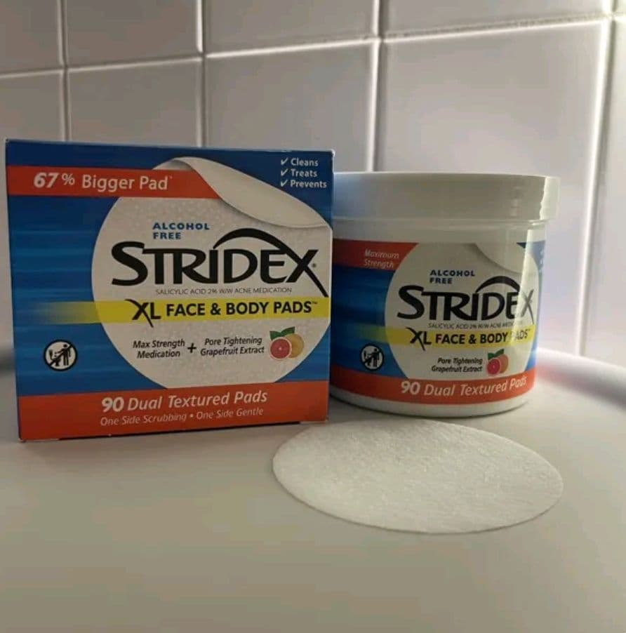 Педи для обличчя та тіла проти висипань Stridex XL Face & Body Pads 4