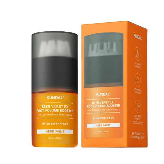 Тонік для прикорневого об'єму Kundal Beer Yeast Ex Root Volume Booster Herb Mint