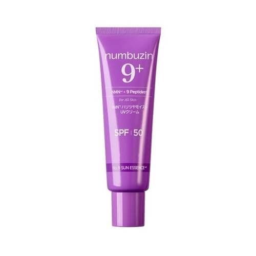 Сонцезахисна есенція з NAD та пептидами 50мл Numbuzin No.9 NAD+ 9 Peptides Dewy Sun Essence