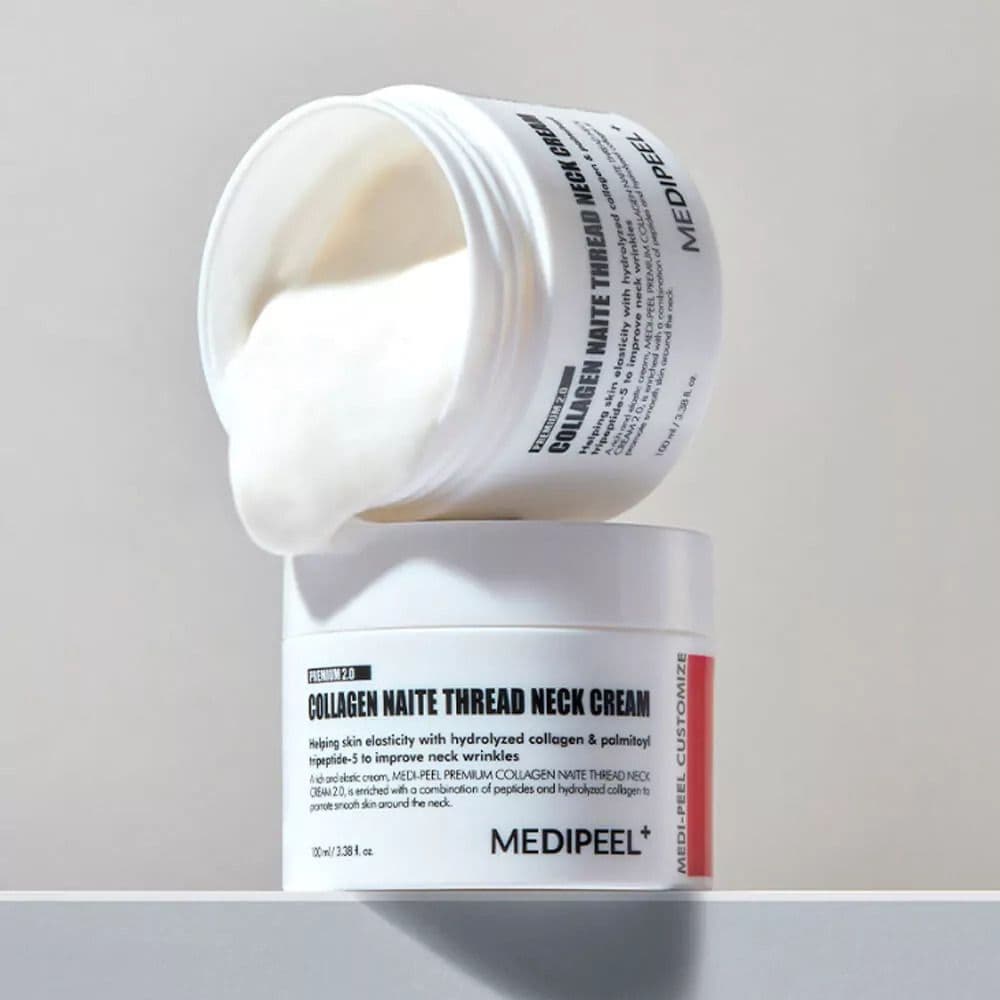 Підтягуючий пептидний крем для шиї та декольте Medi-Peel Premium Collagen Naite Thread Neck Cream 2.0 2