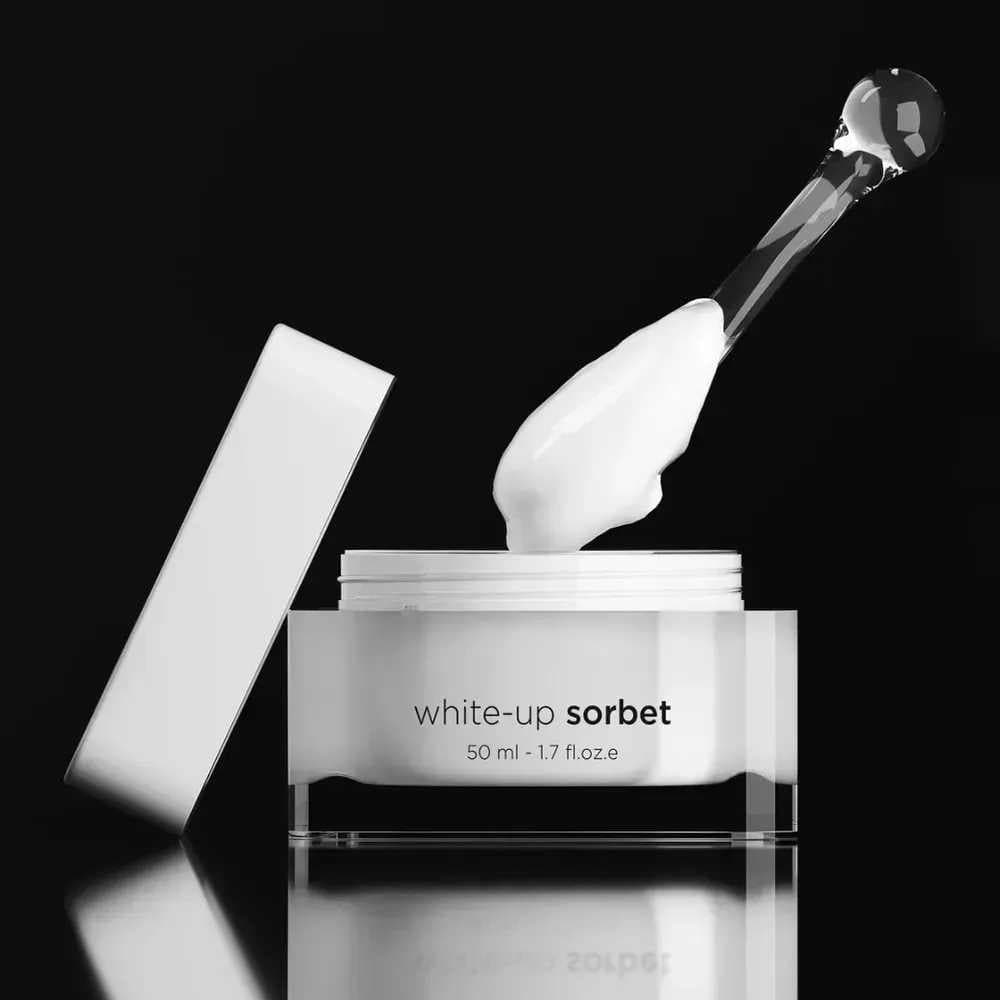 Крем для освітлення шкіри та контролю меланогенезу Ekseption White Up Sorbet  3