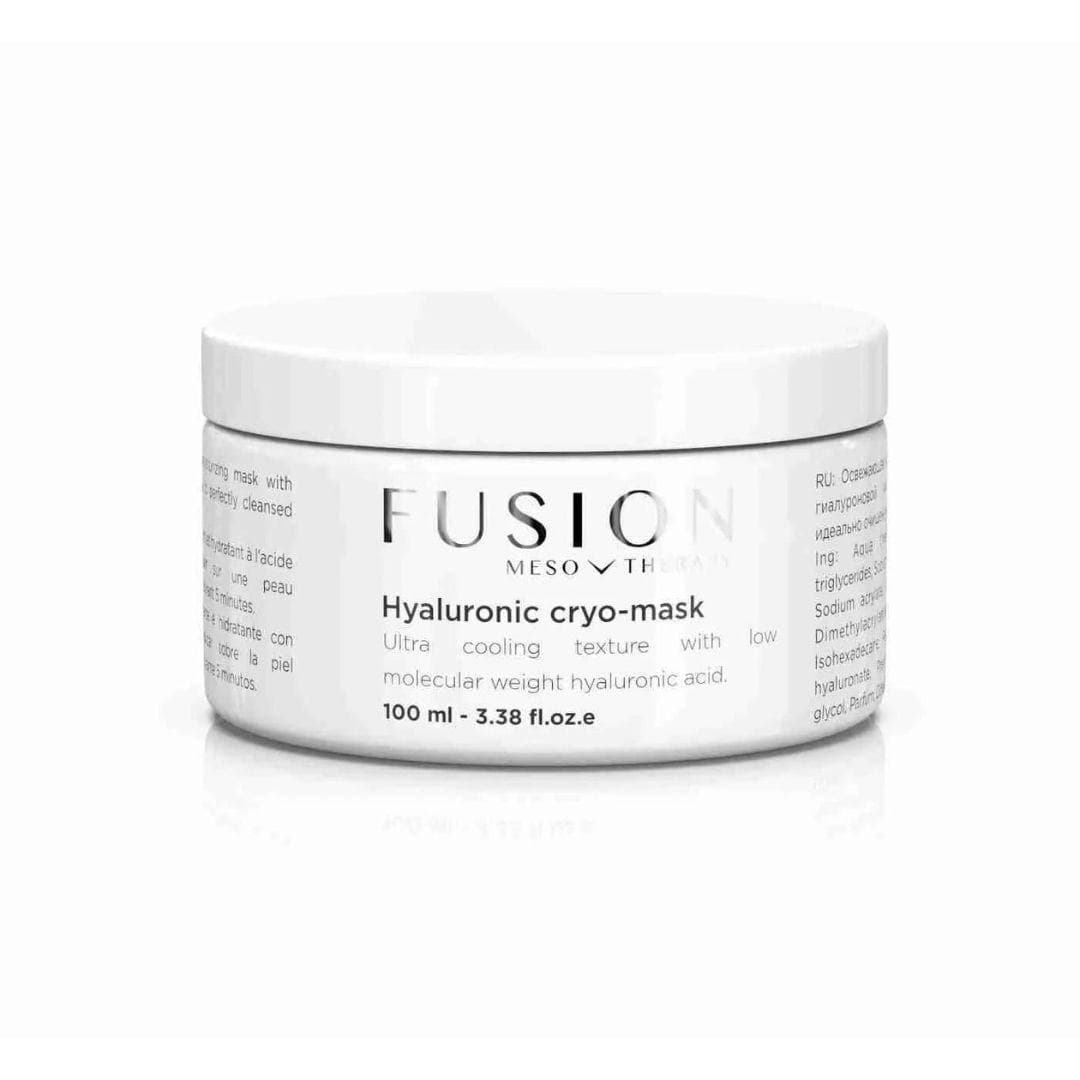 Кріомаска з ультранизькомолекулярною гіалуроновою кислотою Fusion MESO Hyaluronic Cryo-Mask для омолодження і зволоження шкіри