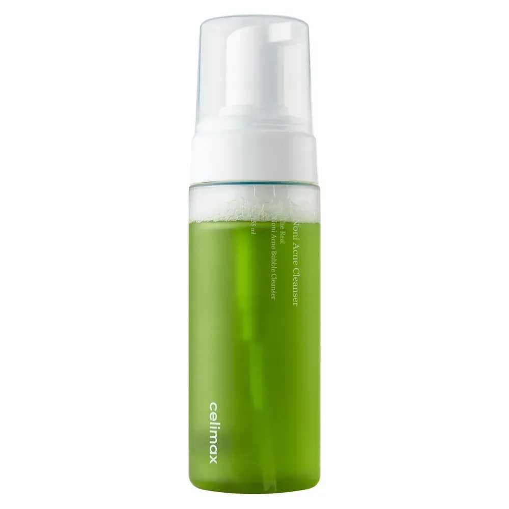 Очищувальна пінка проти акне з екстрактом ноні Celimax The Real Noni Acne Bubble Cleanser
