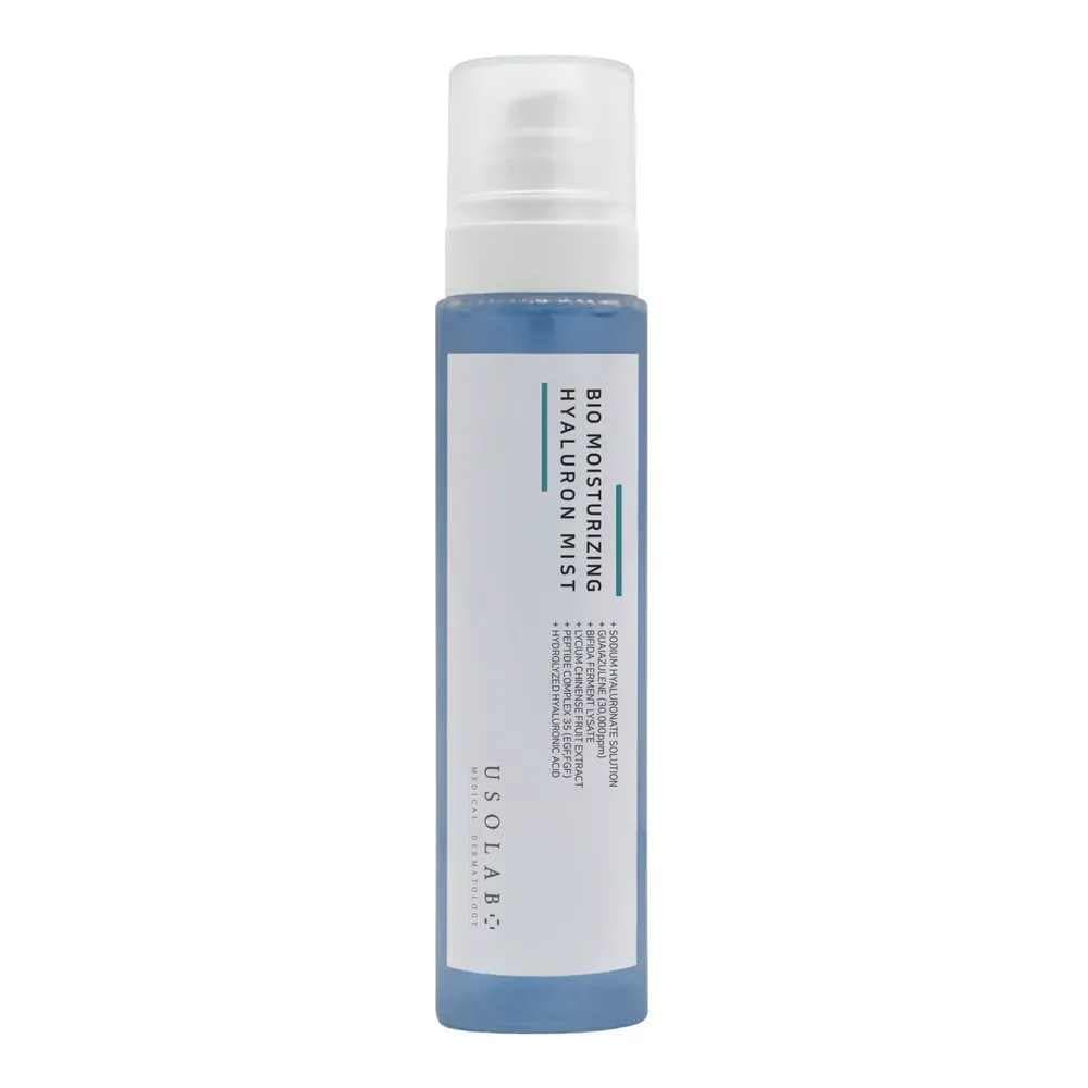 Зволожуючий, заспокійливий та омолоджуючий тонер - спрей Usolab Bio Moisturizing Hyaluron Mist