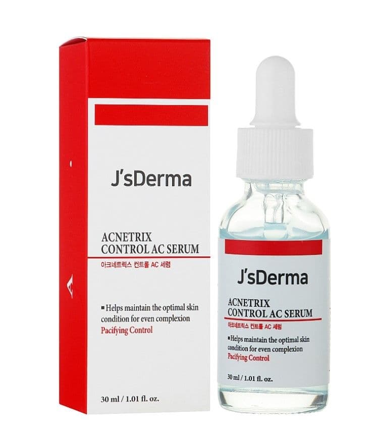 Сироватка з ніацинамідом та цинком JS DERMA Acnetrix Control AC Serum 4