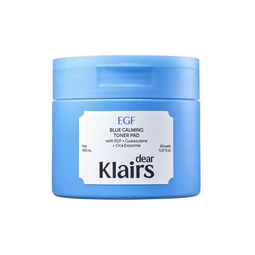 Заспокійливі тонізуючі пади DEAR, KLAIRS EGF Blue Calming Toner Pad 2