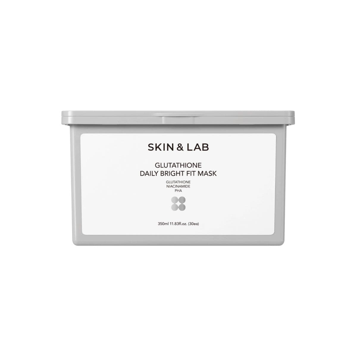Упаковка освітлювальних масок з глутатіоном SKIN&LAB Glutathione Daily Bright Fit Mask