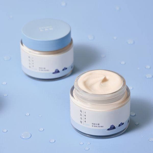 Легкий зволожувальний крем з морською водою ROUND LAB 1025 Dokdo Light Cream 3