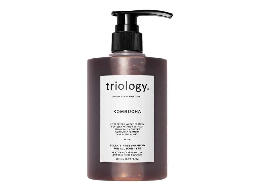 Безсульфатний шампунь для всіх типів волосся з комбучею Triology KOMBUCHA
