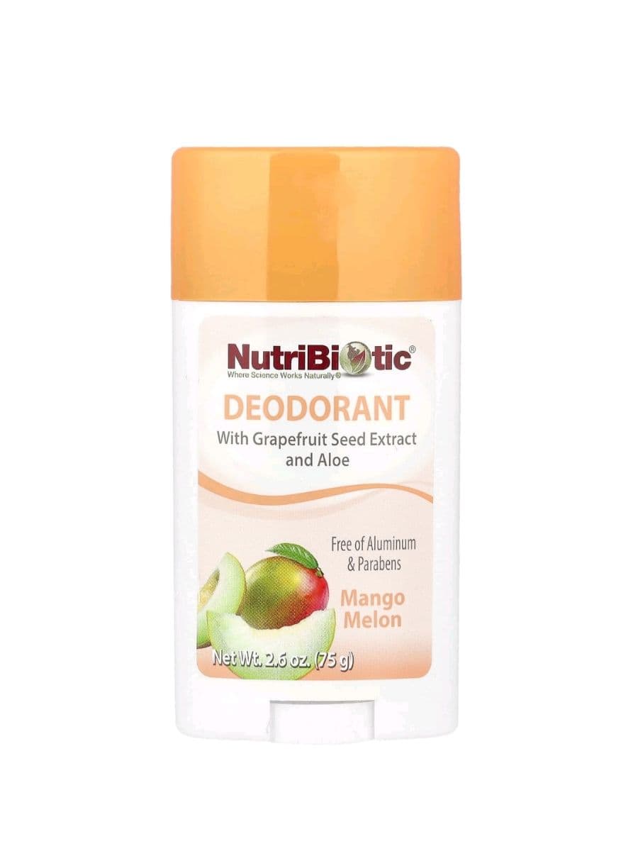 Натуральний дезодорант з екстрактом насіння грейпфрута та алое NutriBiotic, Deodorant, Диня