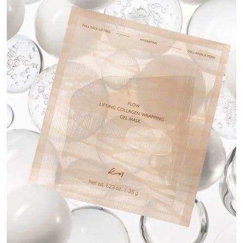 Гідрогелева маска-бандаж з ефектом ліфтингу KOY Flow Lifting Collagen Wrapping Gel Mask