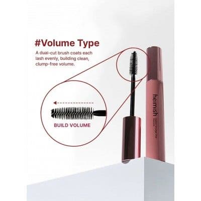 Туш для об'єму вій Heimish Dailism Smudge Stop Mascara Volume (Чорна) New 2026 3