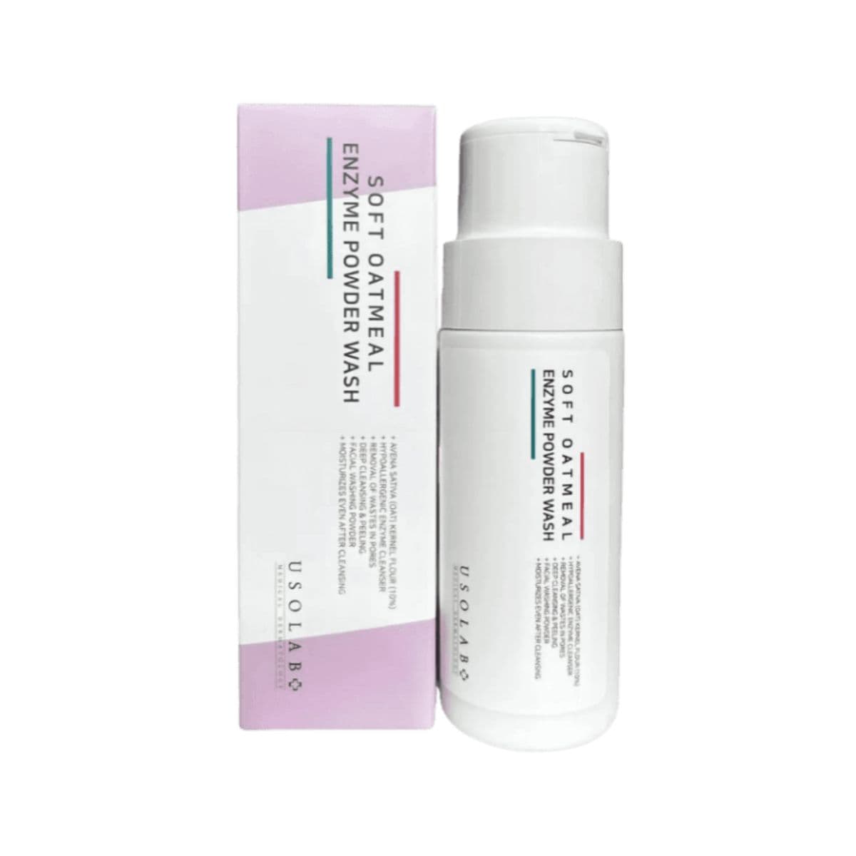 Делікатна ензимна пудра Usolab Soft Oatmeal Enzyme Powder Wash 2