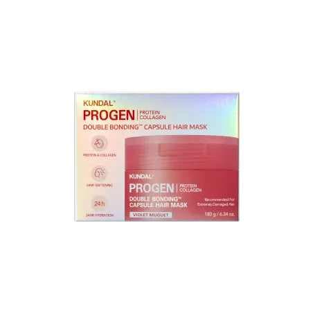 Маска для волосся капсульна відновлювальна Kundal Progen Double Bonding Capsule Hair Mask Violet Muguet  3