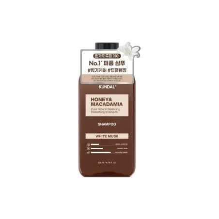 Шампунь відновлюючий "Білий Мускус" Kundal Honey & Macadamia Shampoo White Musk 2