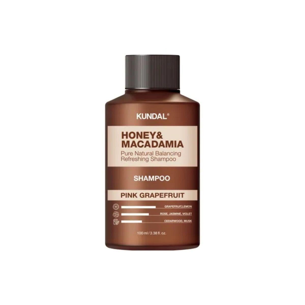 Шампунь відновлюючий "Рожевий грейпфрут" Kundal Honey & Macadamia Shampoo Pink Grapefruit 100ml