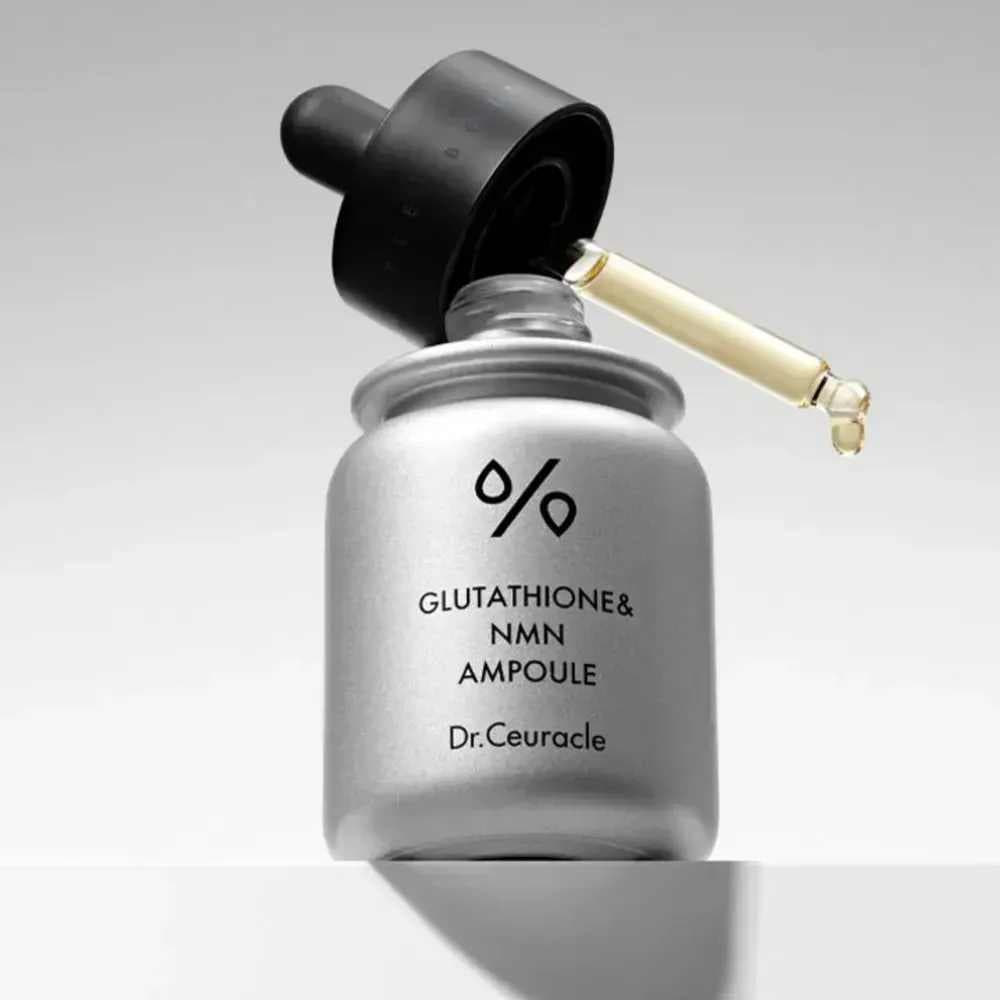 Освітлювальна антивікова сироватка з глутатіоном та NMN Dr.Ceuracle Glutathione & NMN Ampoule 3
