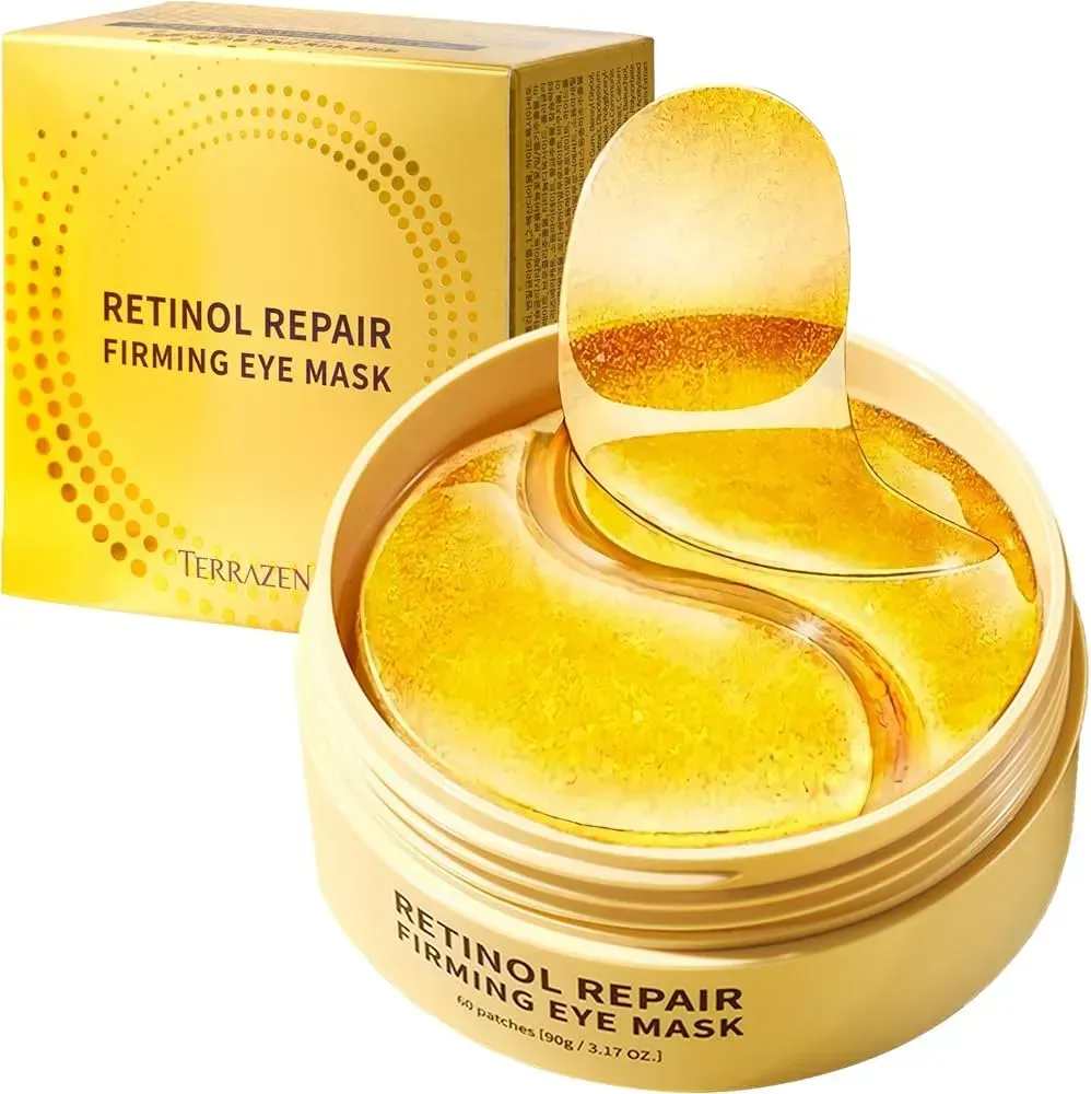 Патчі проти зморшок навколо очей з ретинолом TERRAZEN RETINOL REPAIR FIRMING EYE MASK  2