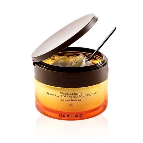 Крем-гель для тіла з ароматом неролі та пачулі LOGIN FOREST Citruble Liberty Cream Ball Plop The Jell Body Soother 2