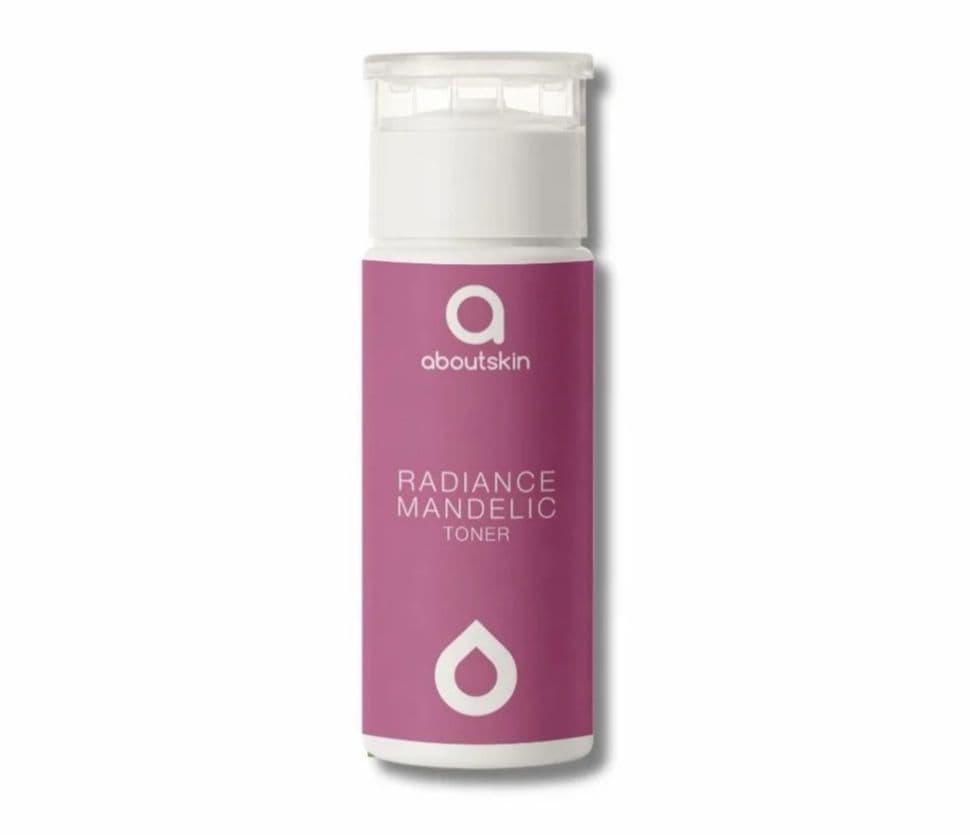 Тонер з мигдальною кислотою та амінокислотами About Skin Radiance mandelic toner 