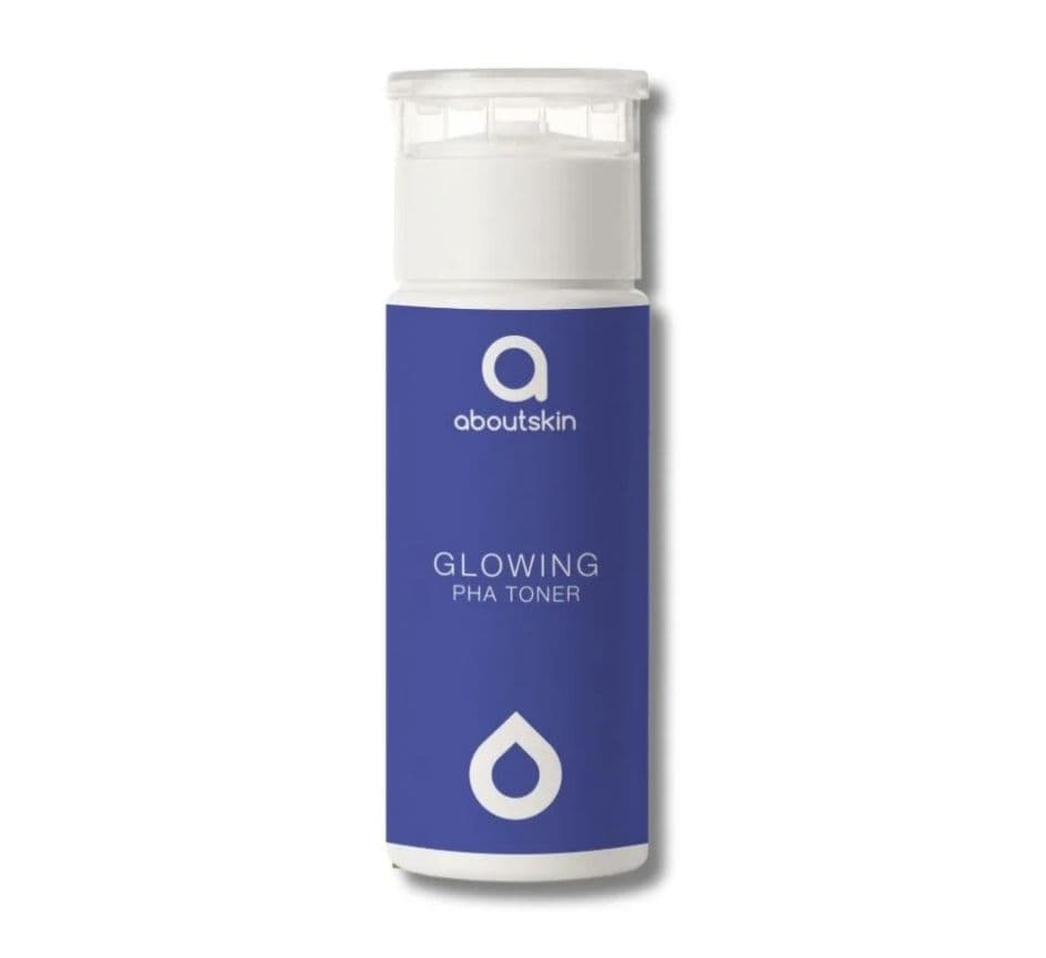 Тонер з полігідроксікислотами для сяйва шкіри About Skin Glowing PHA toner 