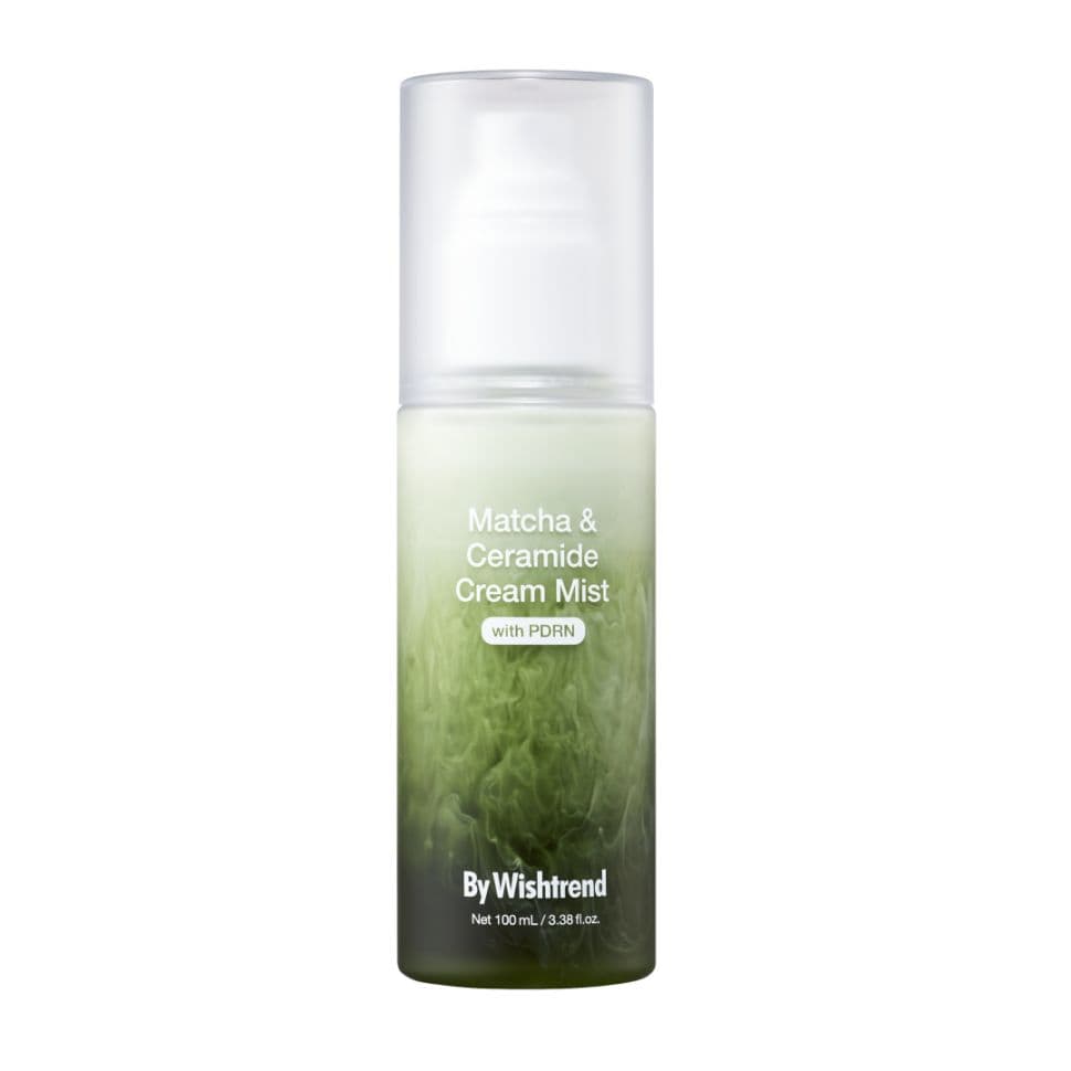 Зволожувальний крем-міст з матчею та керамідами BY WISHTREND Matcha & Ceramide Cream Mist