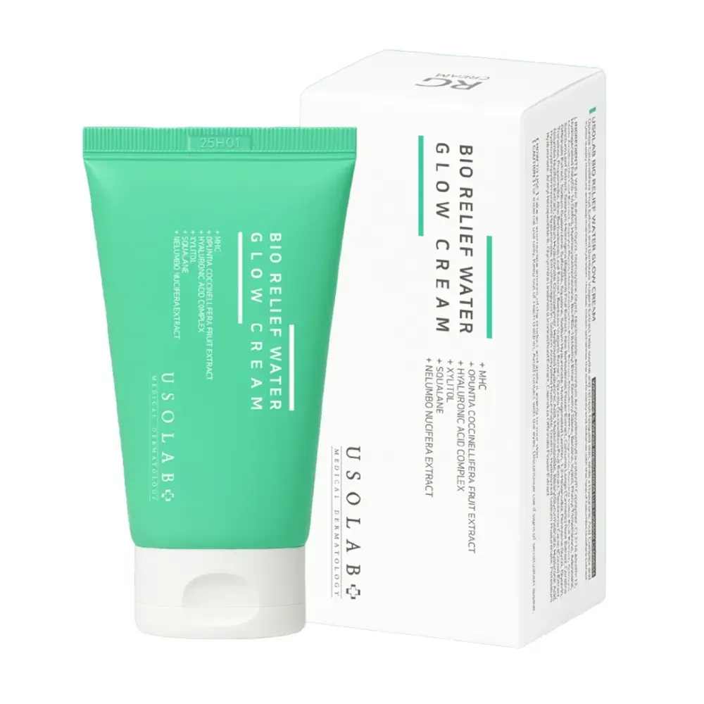 Успокаивающий крем для глубокого увлажнения Usolab Bio Relief Water Glow Cream