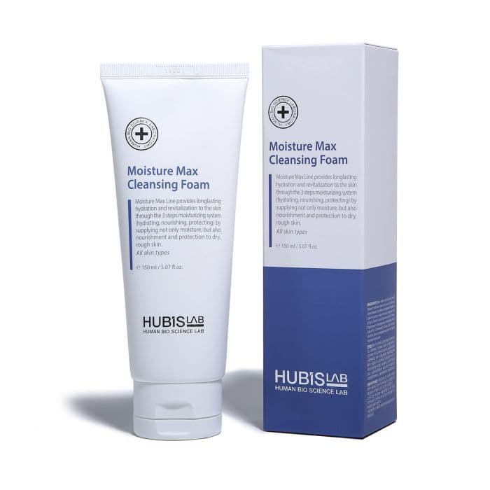 Делікатна, зволожуюча пінка для вмивння Hubislab Moisture Max Cleansing Foam