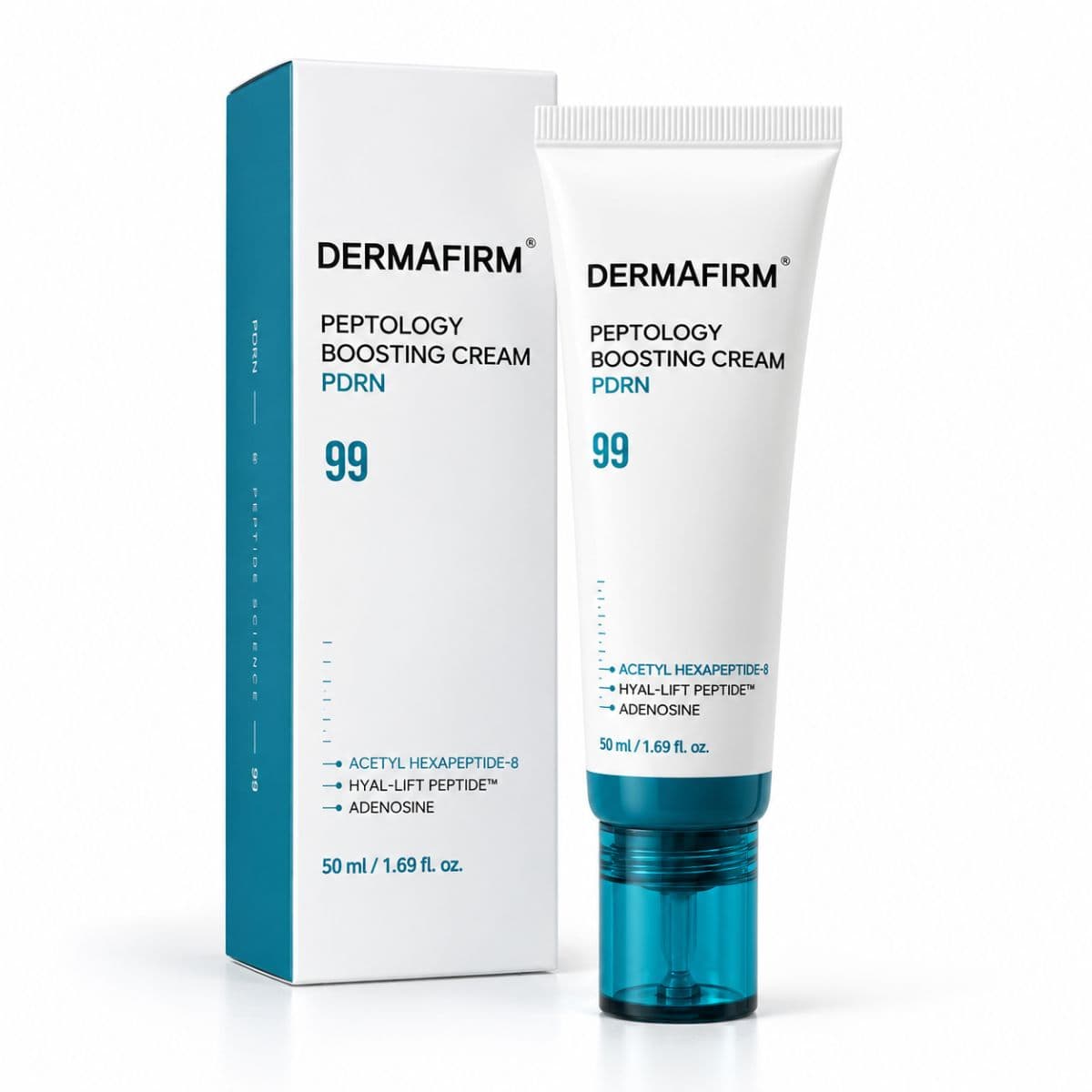 Крем-бустер з полінуклеотидами та пептидами Dermafirm PDRN - Peptology Boosting Cream PDRN, 50 мл