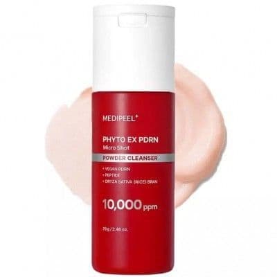 Очищаюча пудра для обличчя з рисовими висівками Medi-Peel Phyto EX PDRN Micro Shot Powder Cleanser, 70 г