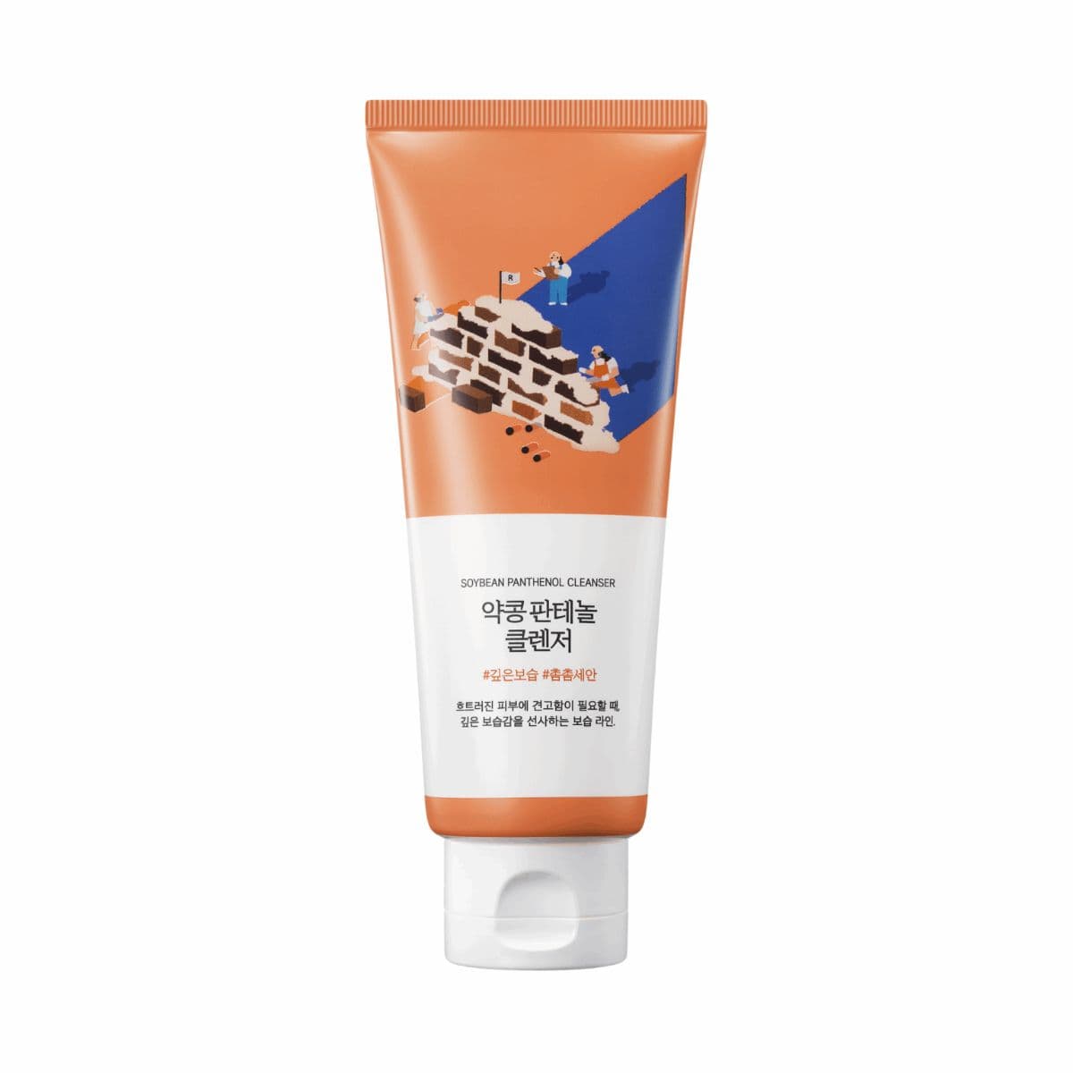 Пінка для умивання з екстрактом соєвих бобів та пантенолом ROUND LAB Soybean Panthenol Cleanser