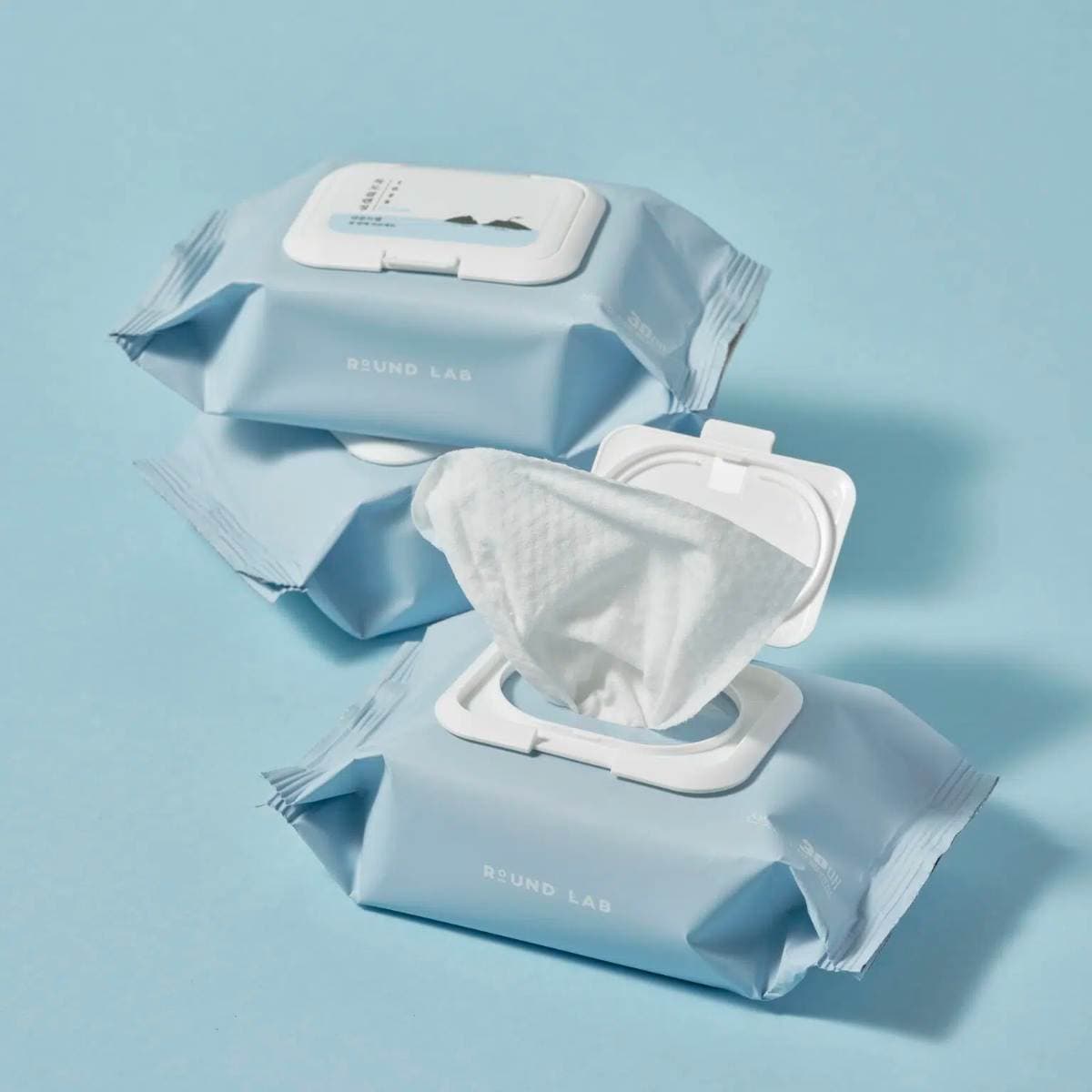 Очищувальні серветки з морською водою ROUND LAB 1025 Dokdo Cleansing Tissue 2