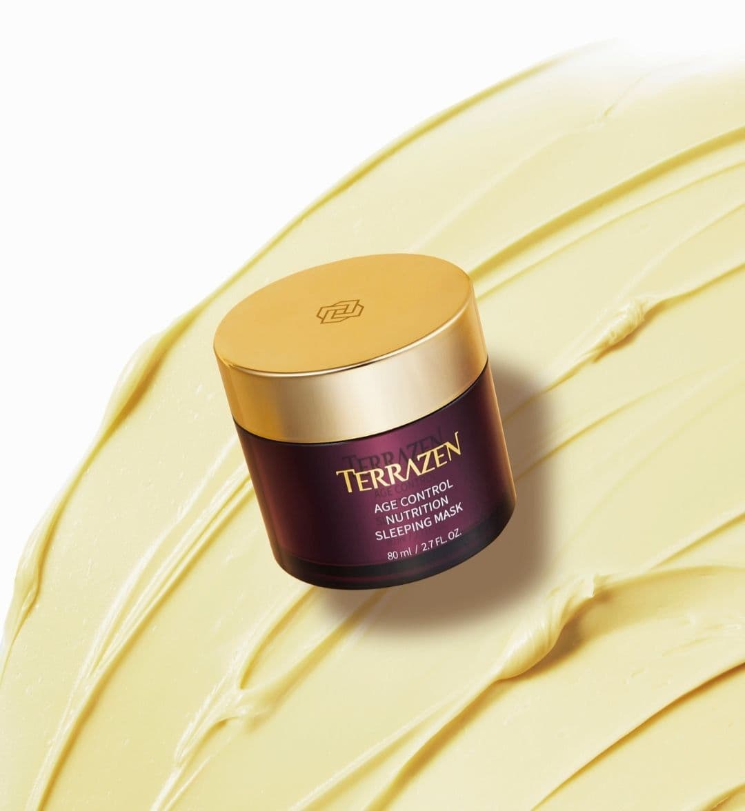 Поживна нічна маска, що омолоджує, з природним комплексом проти зморшок Terrazen Age Control Nutrition Sleeping Mask