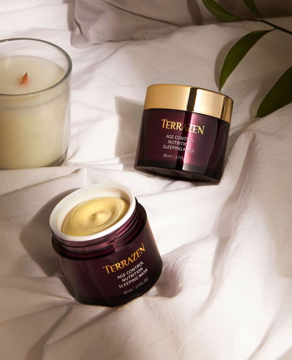 Поживна нічна маска, що омолоджує, з природним комплексом проти зморшок Terrazen Age Control Nutrition Sleeping Mask 3