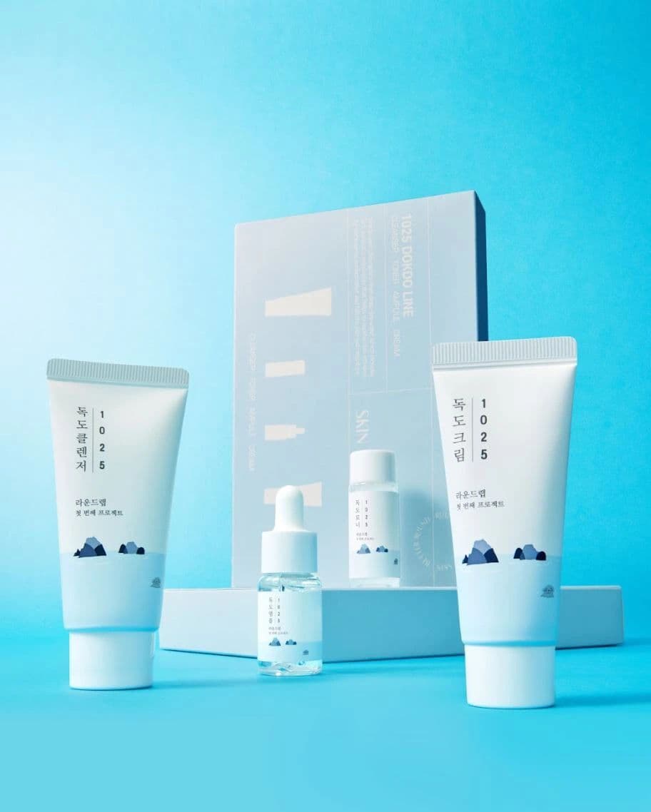 Набір мініатюр продуктів лінійки Round lab 1025 Dokdo з морською водою