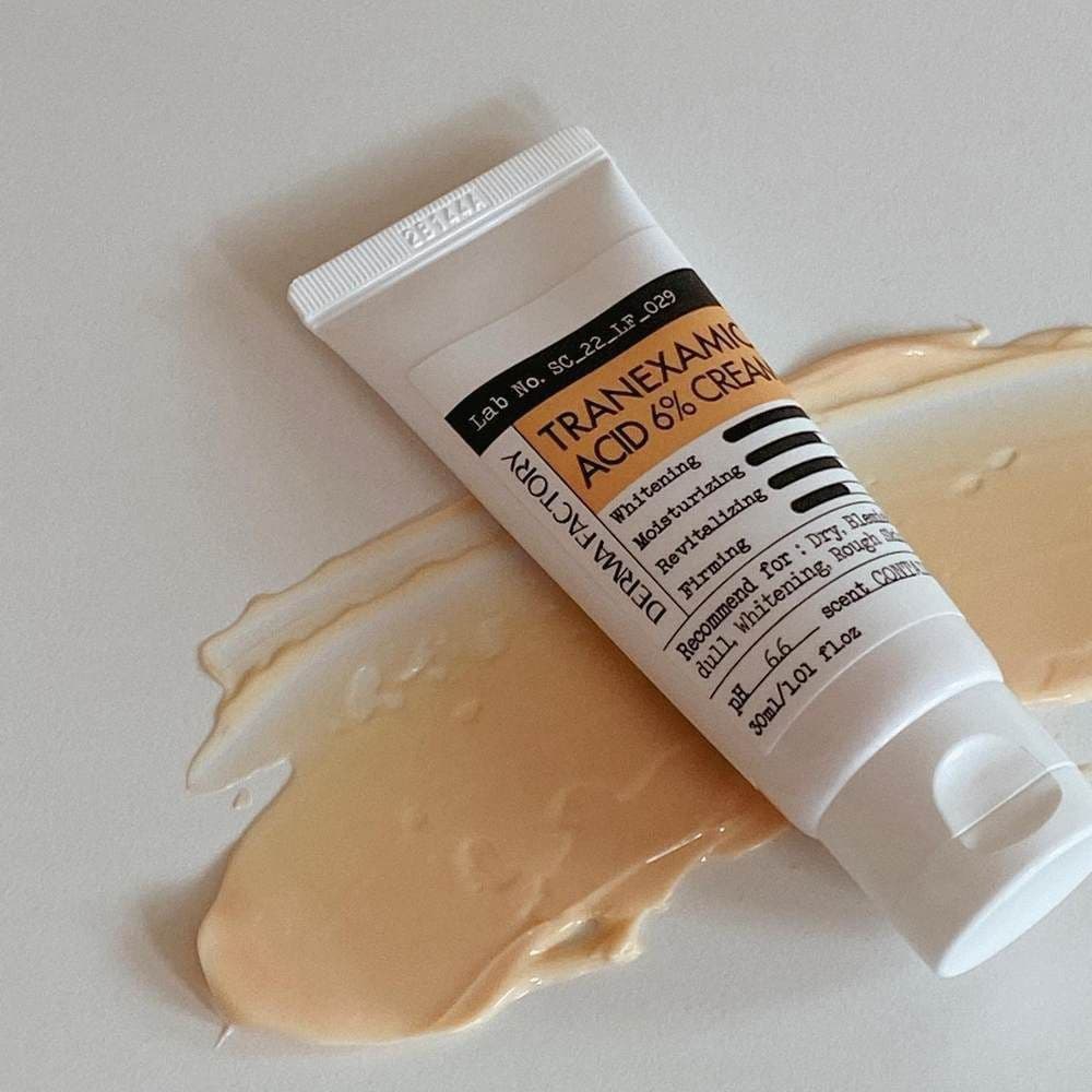 Крем для обличчя освітлювальний із транексамовою кислотою 6% Derma Factory Tranexamic Acid 6% Cream