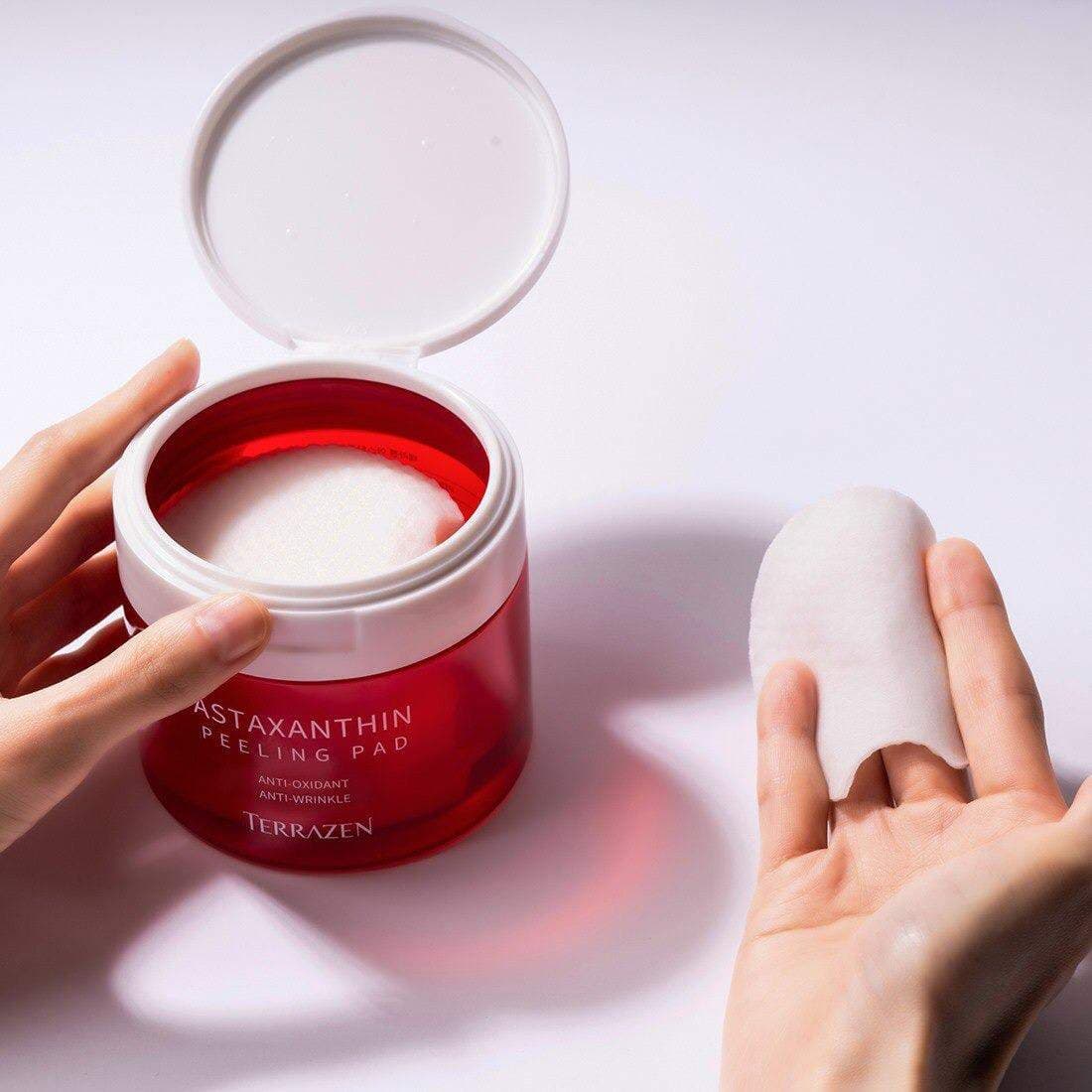 Пілінг-диски з антиоксидантним ефектом TERRAZEN Astaxanthin Peeling Pad 3