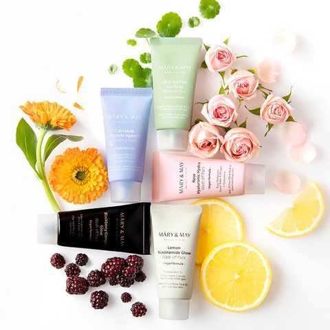 Набір масок Mary&May Vegan Wash off MasK Mini Gift Set 2