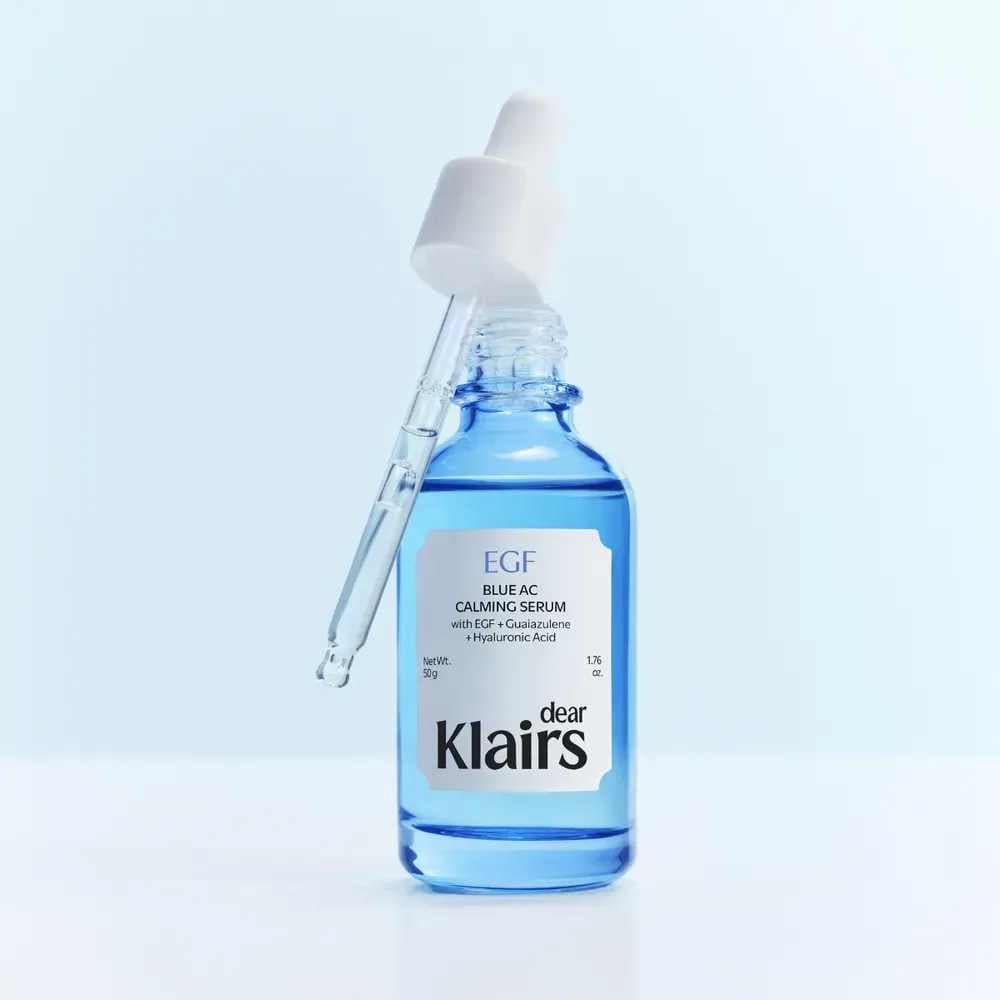 Заспокійлива сироватка DEAR, KLAIRS EGF Blue AC Calming Serum 3