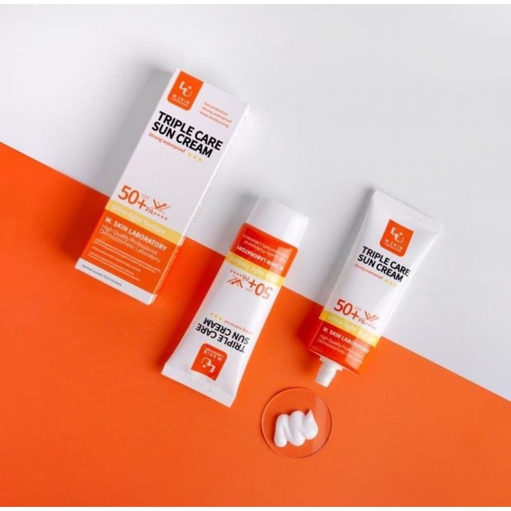 Сонцезахисний крем з ультралегкою текстурою W.Skin Laboratory Triple Care Sun Cream SPF50+ PA++++ 4