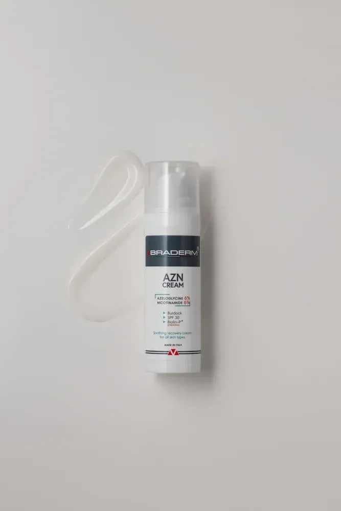 Сонцезахисний крем з протизапальним ефектом Braderm Azn Cream, 30 мл 4