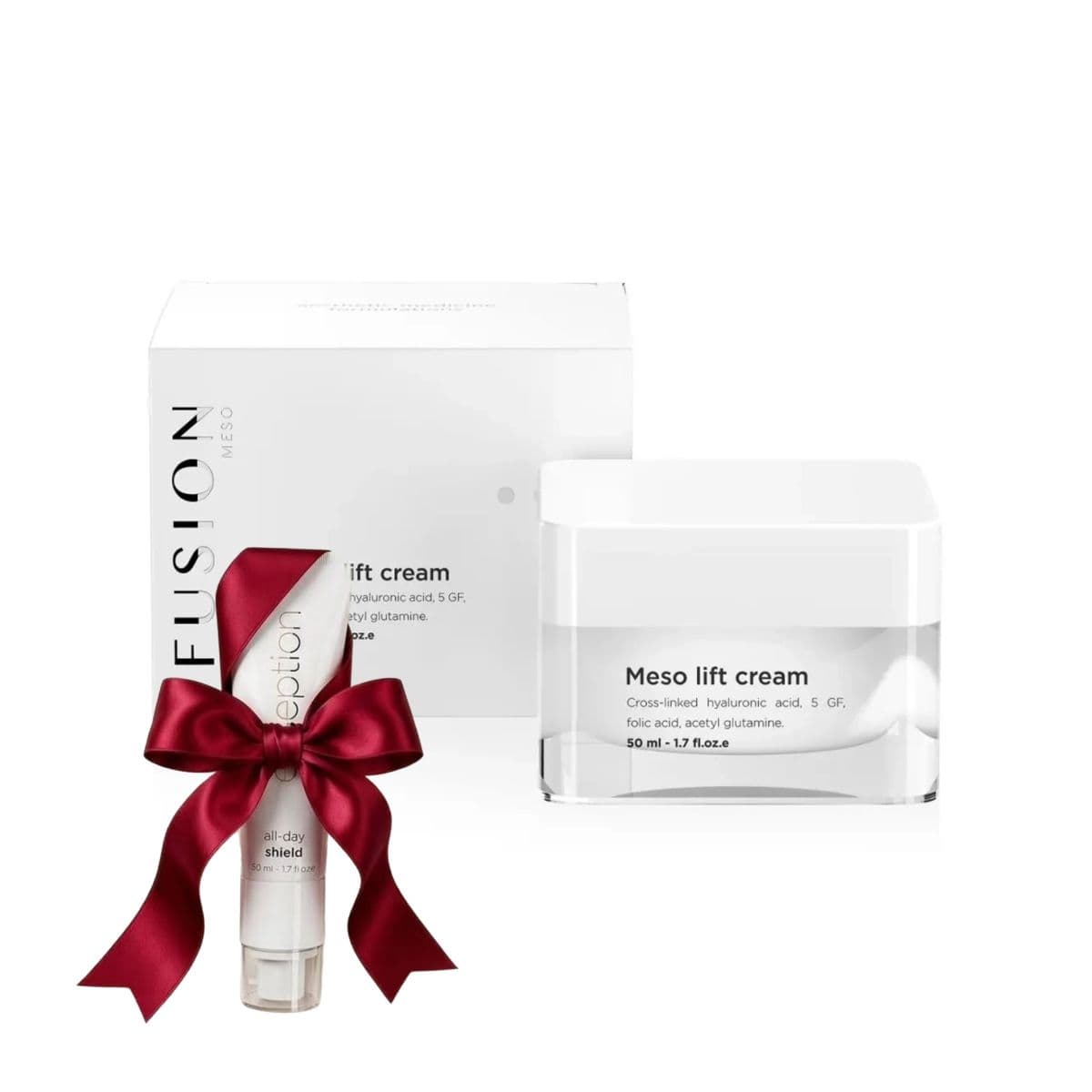 Акція! Денний крем All day shield spf50 у🎁! Крем для ліфтингу і біоревіталізації шкіри Fusion Meso Lift Cream