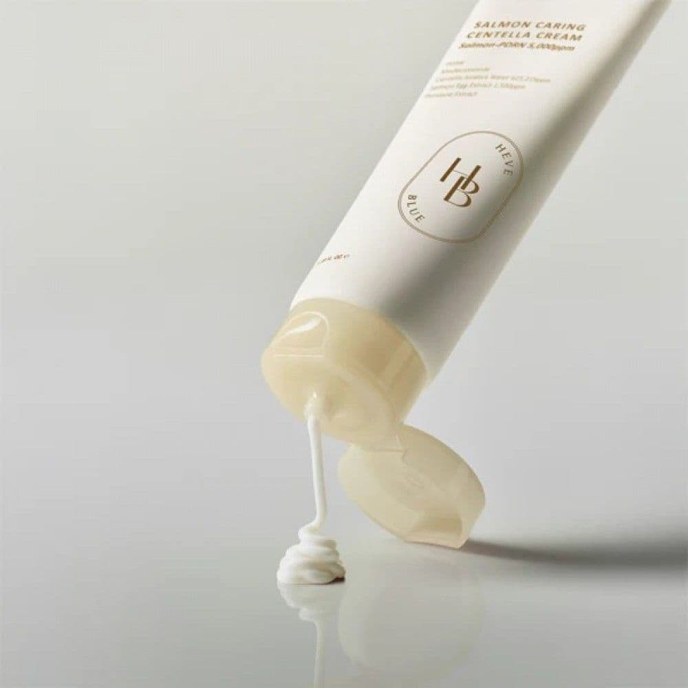 Ревіталізуючий, омолоджуючий крем для обличчя HEVEBLUE Salmon Caring Centella Cream 2