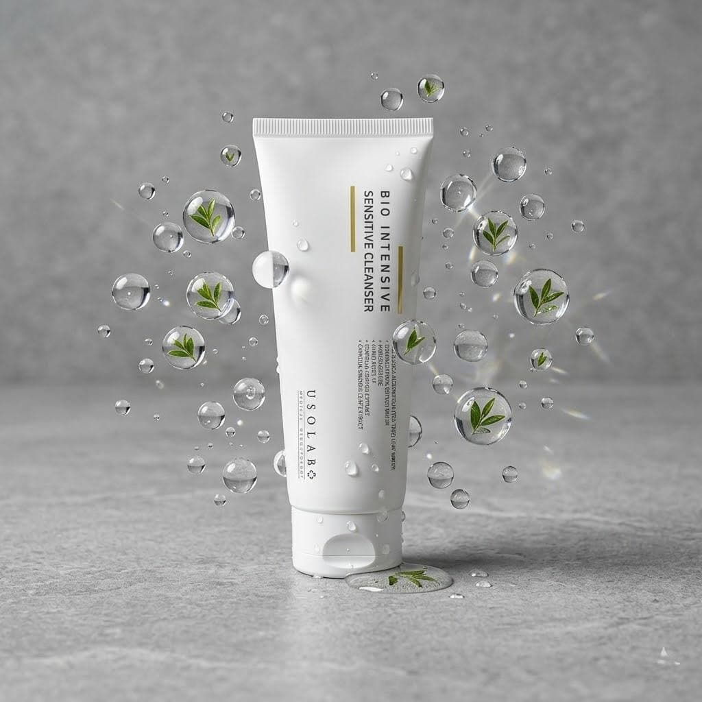 Гель для вмивання чутливої та проблемної шкіри Usolab Bio Intensive Sensitive Cleanser 2