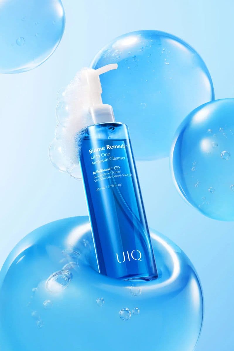 Зволожувальний гель для очищення шкіри UIQ Biome Remedy™ All in One Ampoule Cleanser 2